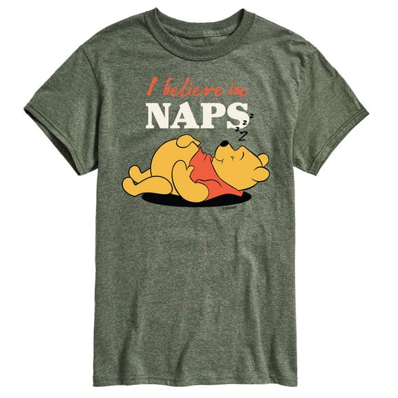Winnie the Pooh - I Believe in Naps - Men's Short Sleeve Graphic T-Shirt