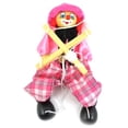thumbnail image 3 of Marioneta De Cuerda Colorida Divertida, Payaso Vintage, Marioneta De Madera, Juguetes Artesanales, Muñeca De Actividad Conjunta, Regalos Para Niños seitruly  FN007094-01, 3 of 4