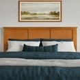 thumbnail image 6 of AFI Charlotte King Wood Low Profile Platform Bed with Matching Footboard, Light Toffee, 6 of 12