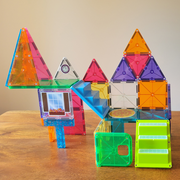 Magna-Tiles 28-Piece House Set – The Original, Award-Winning Magnetic Building Tiles – Creativity and Educational – STEM Approved