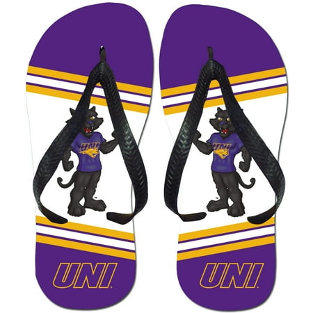 

University of Northern Iowa - Flip Flop - Diagonal Stripes Design