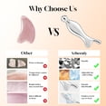 thumbnail image 6 of 4-in-1 Gua Sha Facial Tools, Facial Roller, Skin Care Roller with Stainless Steel, Face Ice Roller to Reduce Puffiness & Eye Strain, Relieved Facial Tension, Gift for Women and Men-Silver, 6 of 8