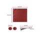 thumbnail image 3 of INSPIRE CHIC Corbata de lunares para hombres, juego de clip de corbata, gemelos, pañuelo de bolsillo para negocios y bodas en rojo y azul marino, 3 of 6