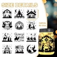 thumbnail image 2 of 1 Set Nativity Silhouette Cutouts for Jars Mason Can Glass Wishing Bottle Decor(No Stickers) 12Pcs Reusable Silhouette for Lantern DIY Craft Kit Jar Decals Church Christmas Home Garden Decor, 2 of 9