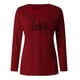 thumbnail image 5 of Camisetas de Cuello de la Tripulación de Manga Larga para Hombres Impresa Blusa Camiseta, Tela Suave Transpirable, Ajuste Delgado para el Uso Casual Diario, Camisetas de Cuello de la Tripulación de M, 5 of 5