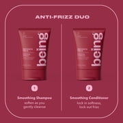 being GOODBYE FRIZZ Smoothing Shampoo with Jojoba and Almond Oil 12 fl oz
