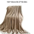 thumbnail image 3 of Couverture Jetée en Molleton 59x40 Pouces Douce Chaude Confortable Légère pour Canapé Sofa, Couverture Décorative à Rayures en Polyester pour une Utilisation Toute l'Année et Cadeau, 3 of 6
