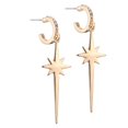 thumbnail image 1 of 2pc Cristales Stud Pendientes Aleación Irregur Cuelga Los Pendientes Ear Studs Jewelry Sunnimix Pendientes de botón simples de moda, 1 of 8