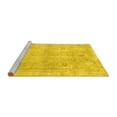 thumbnail image 2 of Ahgly Company Machine Washable Indoor Square Persian Yellow Traditional Area Rugs, 7' Square, 2 of 4