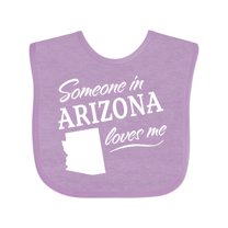 Inktastic Someone in Arizona Loves Me Boys or Girls Baby Bib