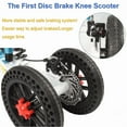 thumbnail image 5 of Knee Scooter, All Terrain Foldable Knee Scooter Walker, 5 of 6