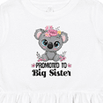 thumbnail image 4 of Inktastic Promoted to Big Sister Koala Girls Toddler Dress, 4 of 5
