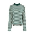 thumbnail image 4 of Aoiroe Compression Shirts Woman Womens Fall Tops Running Tops For Women Womens Long Sleeve Tops Long Sleeve Thermal Shirt Women Women's Casual Loose Long Sleevetops Green L, 4 of 4