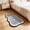 Blue 40*120cm, variant on Scalloped Bath Mat Towel,Nonslip Preppy Bathroom Rug,White Embroidery Cute Design,Indoor Vintage Living Room Carpet,Distressed Cloud Waves Edge Bedroom Rug,Washable Retro Accent Throw Rug