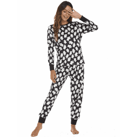 

BESTSPR Pajama Set Women New Fall And Winter Tie-Dye Long-Sleeved Pants S-XL