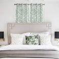 thumbnail image 3 of Green Ivy Leaves Kitchen Curtains Window Panels, Spring Plants Botanical Modern Country Insulated Window Treatment Curtain, Grommet Curtains for Bedroom/Living Room/Bathroom, 2 Piece 42"Wx45"L, 3 of 8