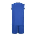 thumbnail image 5 of GERsome Mens 2 Piece Tracksuits Sleeveless Crew Neck Tank Tops and Shorts Sets Athletic Loungewear for Summer M-3XL, 5 of 6