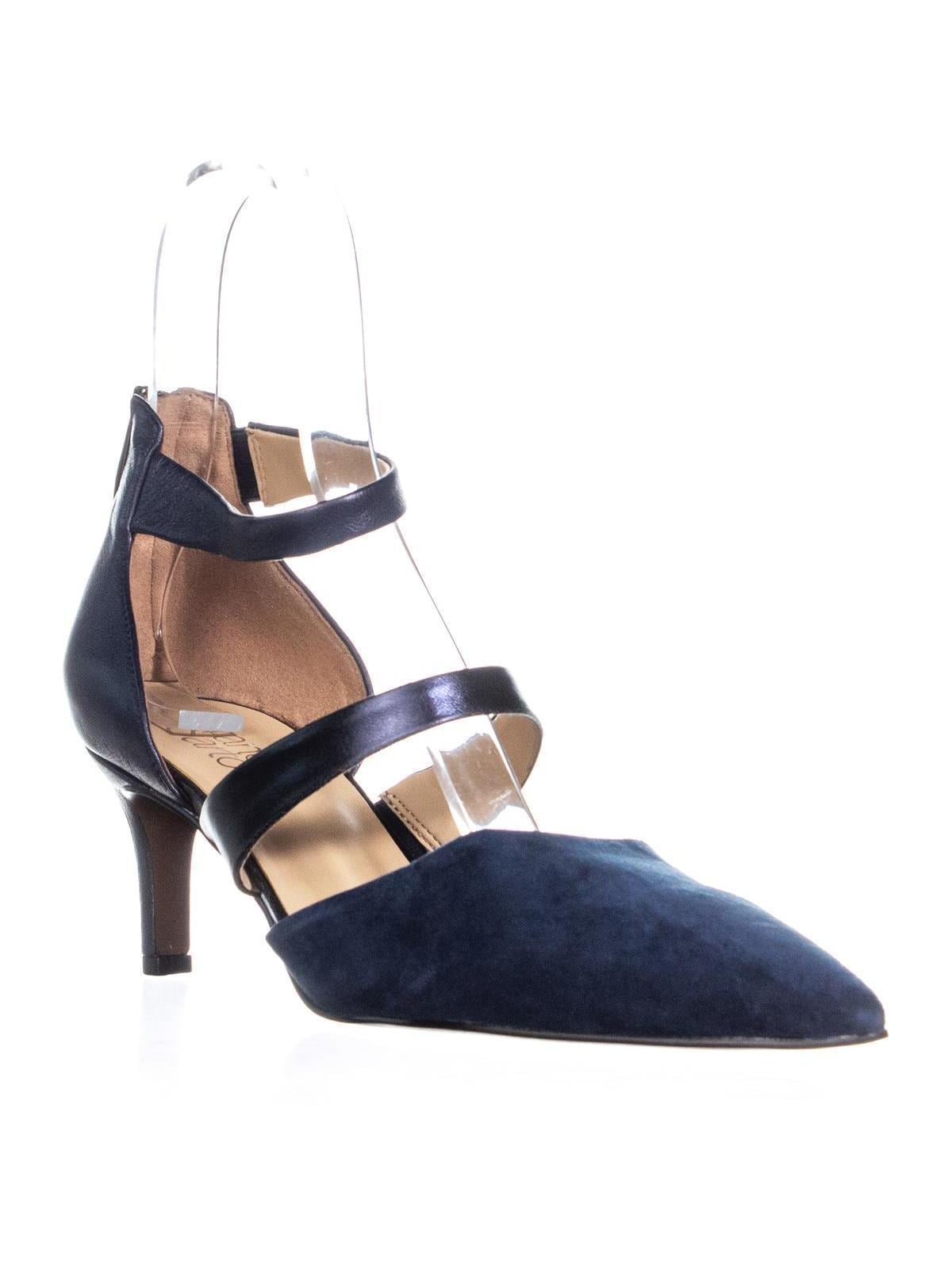 Franco Sarto - Womens Franco Sarto Davey Kitten Heel Pumps, Lapis Blue ...