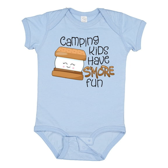 Inktastic Camping Kids Have More Fun Boys or Girls Baby Bodysuit