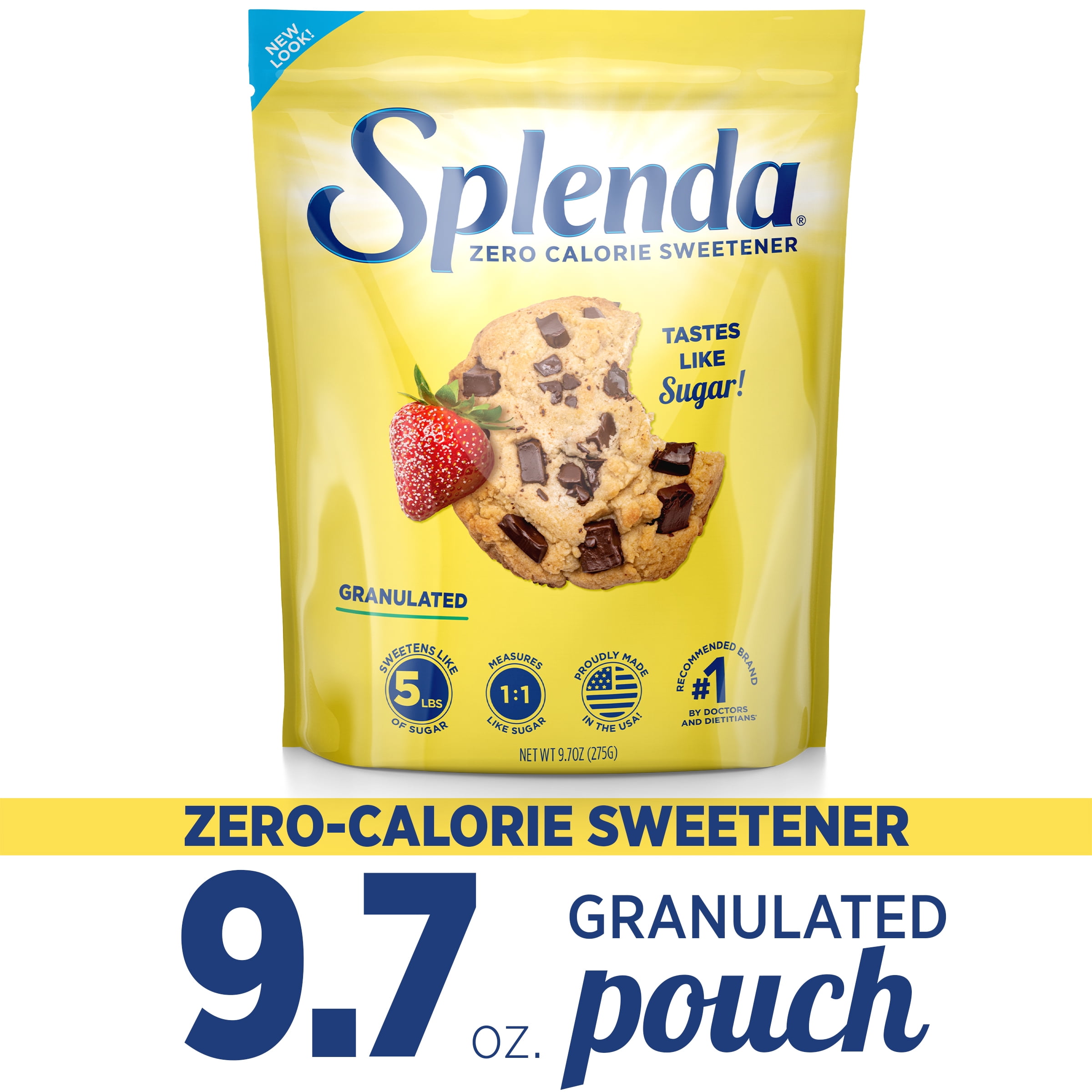 Splenda Zero Calorie Granulated Sweetener, 9.7 oz Resealable Pouch