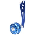 thumbnail image 1 of Rouleau de Pêche Rocke, Baitcasting Poignée de Moulinet 360 ° Rotation en Douceur Durable Confortable avec Conception de Double Trou de Culbuteur pour pour la Pêche Couleur de Type B, B Type Or, B, 1 of 8