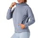 thumbnail image 3 of Chaquetas y prendas de vestir casuales con capucha y manga larga. Camiseta de poliéster con cuello redondo, capucha, cremallera y protección solar para yoga., 3 of 3