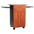 thumbnail image 4 of Oklahoma Sound Rolling Portable Multimedia Presentation Cart, Cherry/Black, 4 of 9