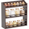 thumbnail image 1 of Spice Rack Wall Mounted  Spice Organizer for Counter  Bamboo Spice Storage Holder for Kitchen Cabinet  Pantry (Spice Jars Not Included  Natural), 1 of 6