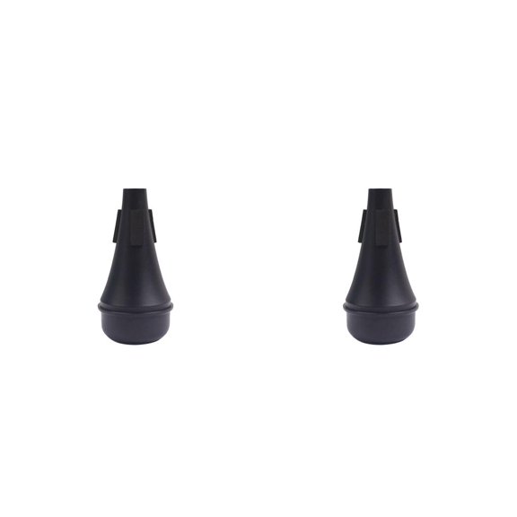 Eigraketly Silenciador de saxofón, suministros para saxofón, enchufe de goma, accesorios para instrumentos, pieza reemplazada de silencio de trompeta, Negro 2piezas Eigraketly CBP499245