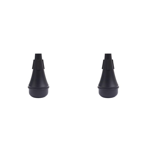 Eigraketly Silenciador de saxofón, suministros para saxofón, enchufe de goma, accesorios para instrumentos, pieza reemplazada de silencio de trompeta, Negro 2piezas Eigraketly CBP499245