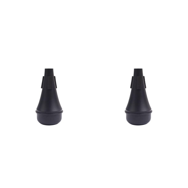 Eigraketly Silenciador de saxofón, suministros para saxofón, enchufe de goma, accesorios para instrumentos, pieza reemplazada de silencio de trompeta, Negro 2piezas Eigraketly CBP499245