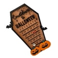 thumbnail image 2 of Halloween Calendar Sign, DIY Reusable Boxwood Durable Halloween Countdown Calendar Exquisite  For Fireplace Mantel For Shelf, 2 of 7