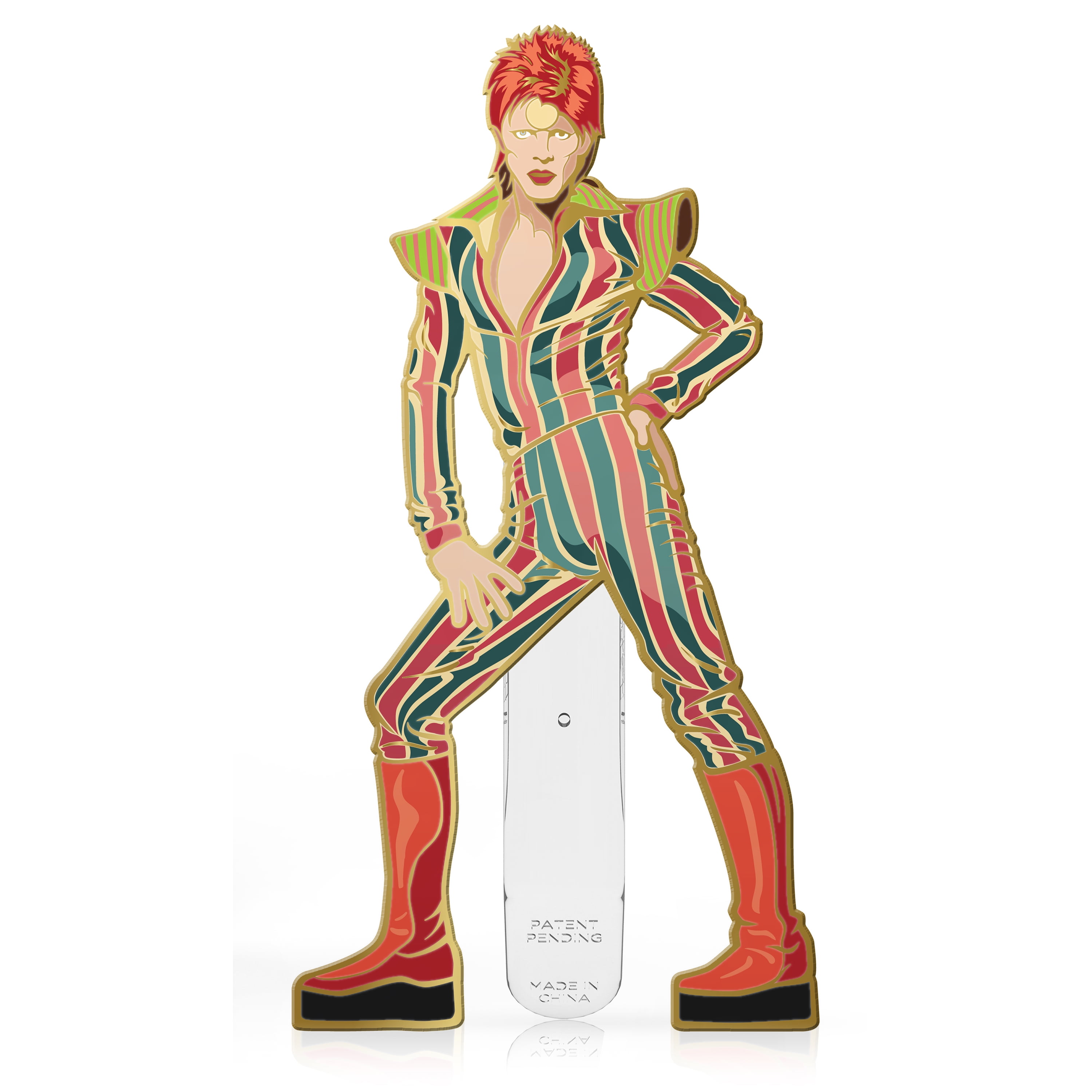 Adult Ziggy Stardust David Bowie Costume Chest size : : Toys &  Games