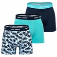 thumbnail image 1 of Happy Shorts Calzoncillos para Hombre, Paquete de 3 - Retro Jersey, Cintura con Logotipo Palms L (Large), 1 of 7