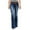 Dark Blue, variant on ManxiVoo Women Micro Flare Jeans Middle Waist Bootcut Design for a Versatile Casual Look and All Day Comfort L Size Black