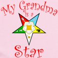thumbnail image 2 of CafePress - My Grandma Is A Star Infant Bodysuit - Baby Light Bodysuit, Size Newborn - 24 Months, 2 of 4