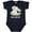 Navy, variant on Inktastic I'll Never Forget That My Papa Loves Me with Cute Elephants Boys or Girls Baby Bodysuit