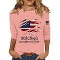 thumbnail image 3 of Women's 250th Anniversary Usa Shirt 4th Of July Shirts American Flag Printed T-Shirt Patriotic Shirts, 3 of 5