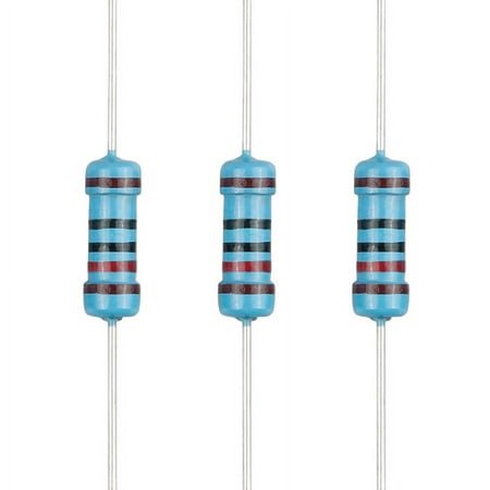 EDGELEC 100 Pcs Résistance 120 Ohms 1/2w (0.5Watt) Résistance Fixe en Film Métallique Valeurs Multiples en Option