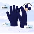 thumbnail image 4 of Cooraby 3 Pairs Kid's Winter Gloves Thick Warm Knitted Gloves Children Cold Weather Gloves, 4 of 7