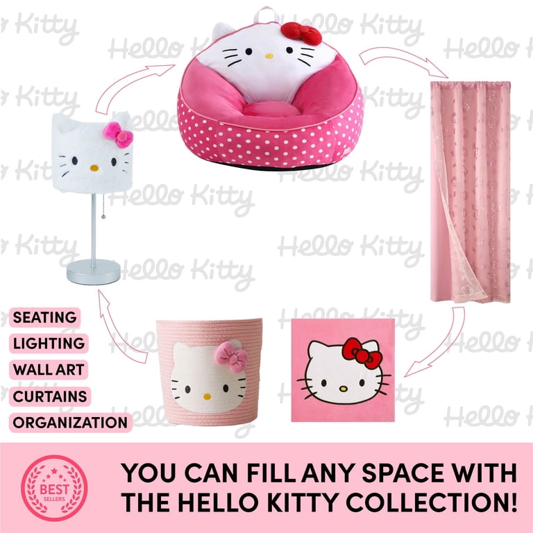 Hello Kitty Kids Rope Storage Bin, 10" x 10" photo 5