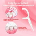 thumbnail image 2 of Mini Brosse à Dents Jetable portable, 5-en-1 Multifonction, Livré avec Fil Dentaire, Grattoir de Langue, Cure-Dent et Perles Rafraîchissantes, Aucun Rinçage Requis.,D-20, 2 of 7