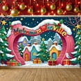 thumbnail image 6 of Colorful Design Christmas Decoration Whoville Holiday Banner Party Backdrop for Winter Celebration Indoor Festive Decor Event, 6 of 9