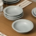 thumbnail image 3 of Stone Lain Oasis 24-Piece Dinnerware Set Stoneware, Grey Blue, 3 of 7