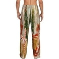 thumbnail image 3 of Balery Holiday Christmas Stars print Men's Pajama Pants,Ultra Lightweight Pjs,Lounge Pant-Small, 3 of 9