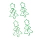 thumbnail image 2 of Clips de papel elegantes con forma de árbol de Navidad, Clips de papel multiusos de Metal galvanizado para el hogar, escuela y oficina, 100 Uds., 2 of 5