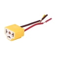 thumbnail image 4 of 2 Pcs H4 9003 HB2 Female Ceramic Wire Harness Headlight Sockets Plug, 4 of 8