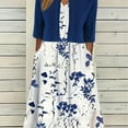 thumbnail image 1 of Ensemble Élégant de Robe à Imprimé Floral en Deux Pièces - Haut Court Uni et Robe à Col Ras du Cou pour Femmes - Stylé et Confortable, 1 of 7