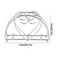 thumbnail image 3 of Portaequipajes semicircular de acero inoxidable | Organizador vertical de papel de cocina | Acabado moderno en plata | Ahorro de espacio en encimeras | Sirvientas para cóctel y cena | 1 Pieza, 3 of 6