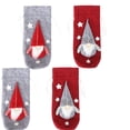 thumbnail image 1 of 4 Uds. Fundas para botellas de vino de gnomo navideño, bolsas para botellas de vino hechas a mano, decoraciones para fiestas de mesa, regalo Rojo Verde, 1 of 5